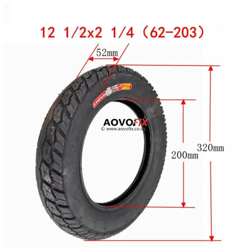 12 Inch Tyre (62-203) 12 1/2x2 1/4 12.5x2.50 - spare