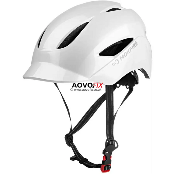 Adult Bike Helmet with USB Rechargeable Safety Light &