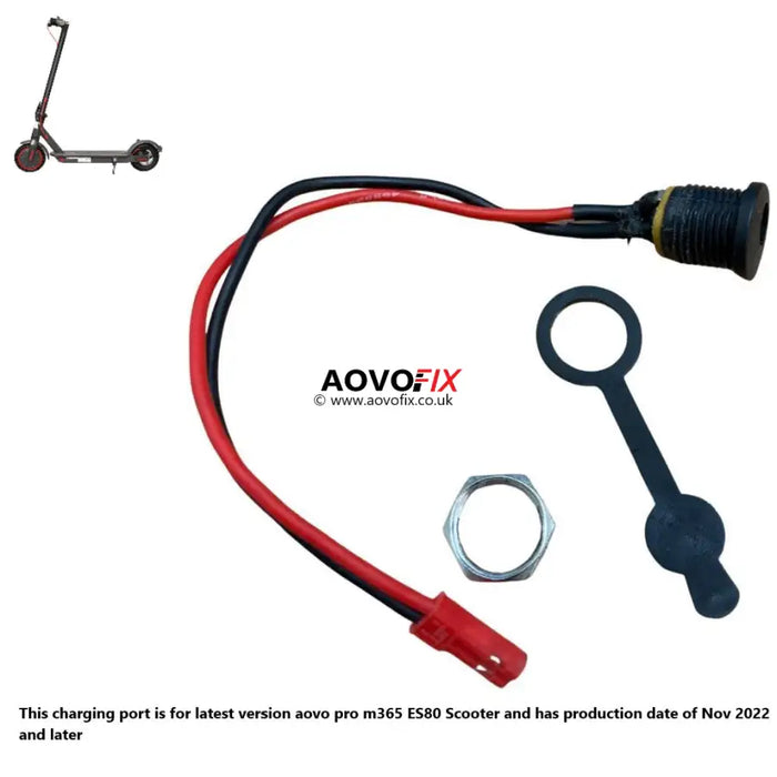 aovo pro m365 charging port v2 es80 - Riding Scooters