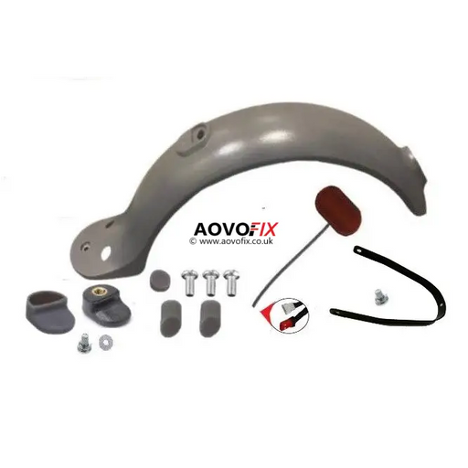 Aovo Rear Mudguard Set With Metal support - Riding Scooters