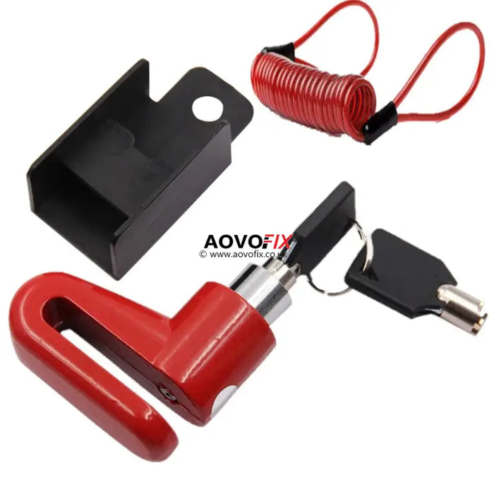 Aovo Scooter Disc Brake Lock - Disc brake with cable -