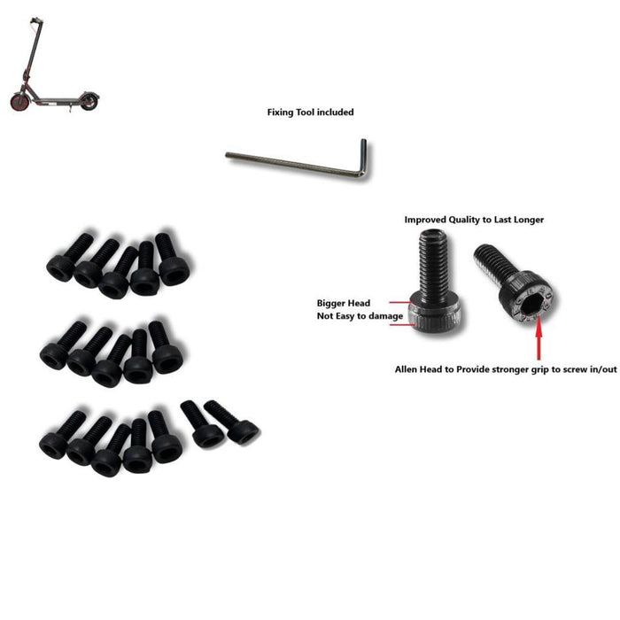 Aovo Scooter Battery Cover Screws