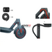 Cable Organizer for AOVO Scooter - Complete set / Black -