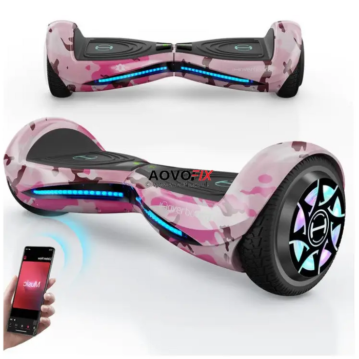 iHover® H2 with LED Self Balancing Hoverboard 6.5 - Pink