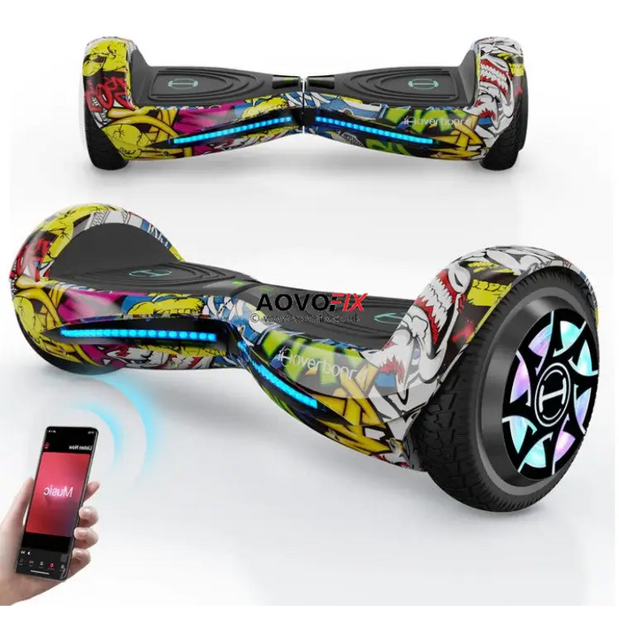 iHover® H2 with LED Self Balancing Hoverboard 6.5 -